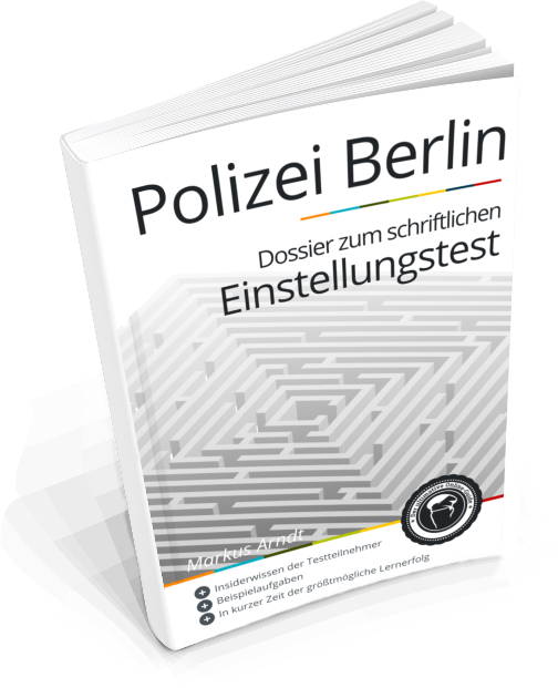 Polizei Berlin: Buch zum schriftlichen Einstellungstest